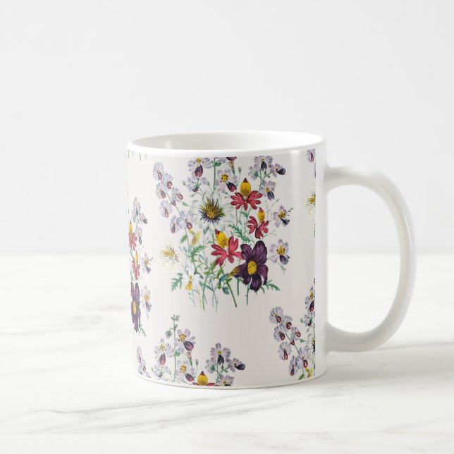 Caneca De Café Carnaval de flores (Direita)