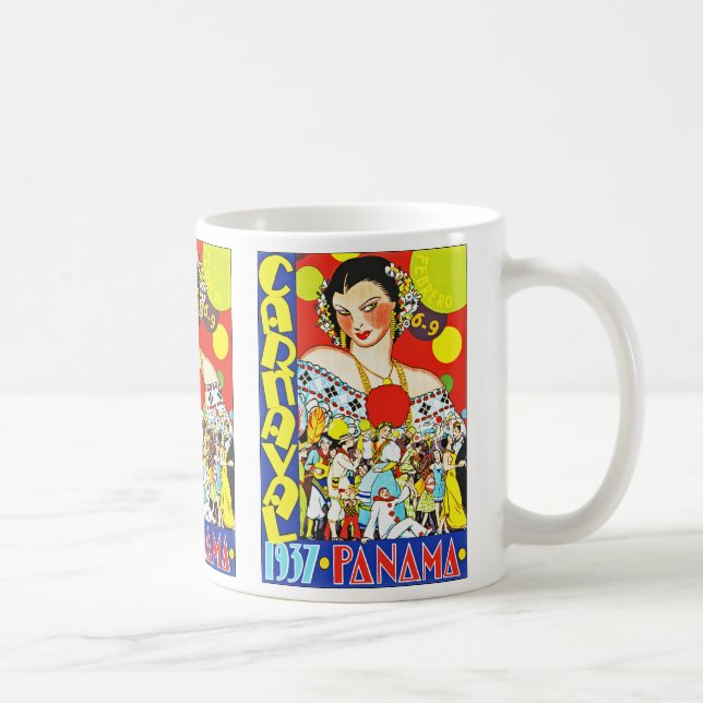 Caneca De Café Carnaval em Panamá (Direita)