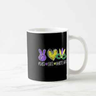 Caneca De Café Carnaval Paz Amor Mardi Gras Nova Orleans Louisian