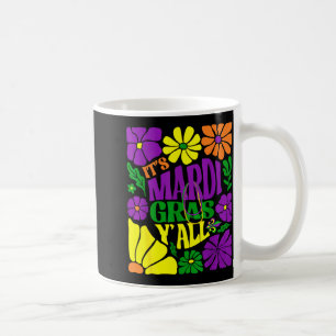 Caneca De Café Carnaval pessoal dourado roxo verde flores mulhere