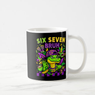 Caneca De Café Carnaval Seis Sete Cara Mardigator Jacaré 6 7