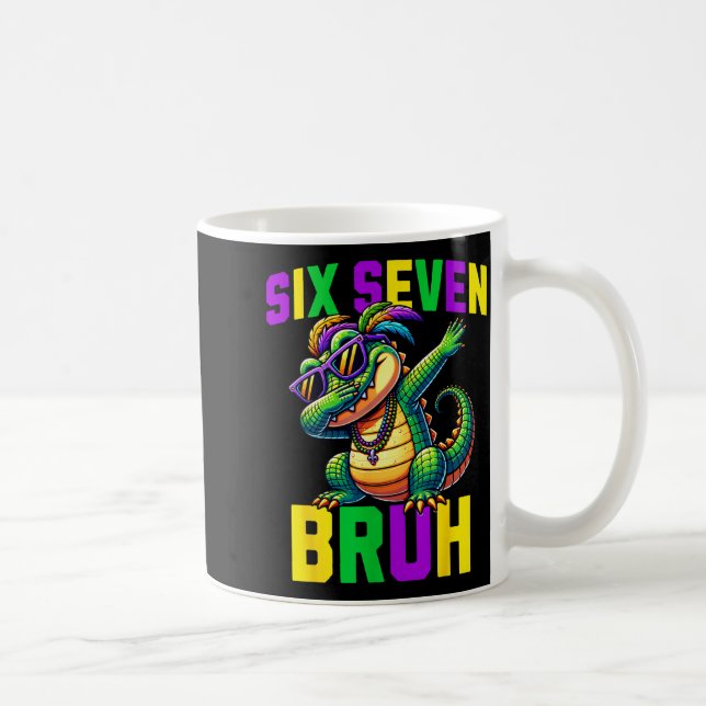 Caneca De Café Carnaval Seis Sete Irmão Mardigator Jacaré 67  (Direita)