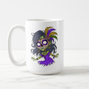 Caneca De Café Carnaval Zombie