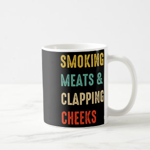 Caneca De Café Carne Fumante E Carne De Churrasco Engraçada