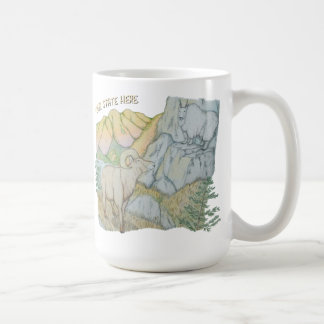 Caneca De Café Carneiro Bighorn & Cabra Montês