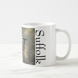 Caneca De Café Carneiros do Suffolk na luz solar