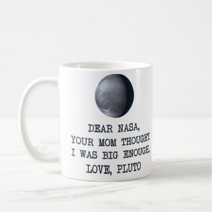 Caneca De Café Caro amor Pluto da NASA