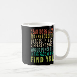 Caneca De Café Caro Chefe Lady
