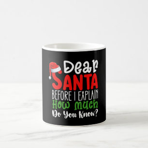 Caneca De Café Caro Papai Noel, Antes de Explicar Quanto Você Sab