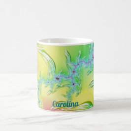 Caneca De Café CarOLINA~ Design Fractal Original ~ Imcicles Paste