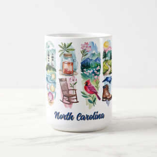 Caneca De Café Carolina do Norte Cênica