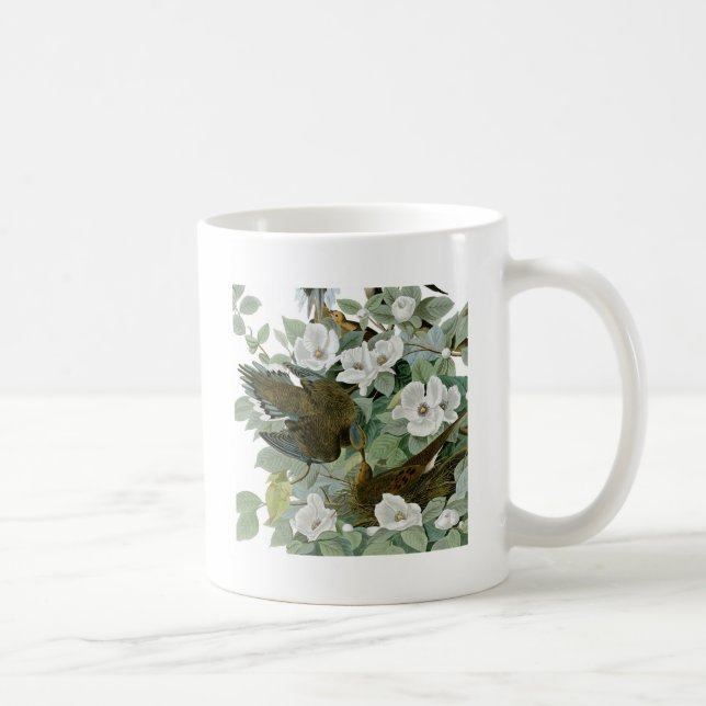 Caneca De Café Carolina Pigeon Audubon Morning Dove (Direita)