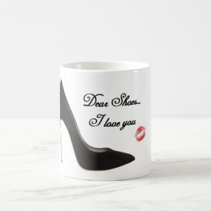 Caneca De Café Caros Calçados… eu te amo