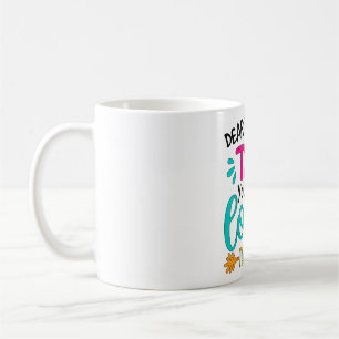 Caneca De Café Caros pais dizem que você ama professores, cola F