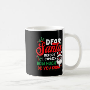 Caneca De Café Caros Papais noeis De Natal Eu Posso Explicar Quan