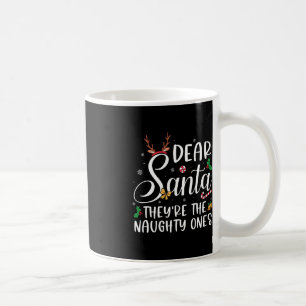 Caneca De Café Caros Papais noeis, Eles São A Família De Natal Id