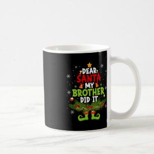 Caneca De Café Caros Papais noeis, Meu Irmão Fez... Coincidindo C