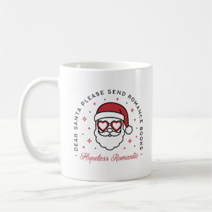 Caneca De Café Caros Papais noeis românticos e sem esperança aman