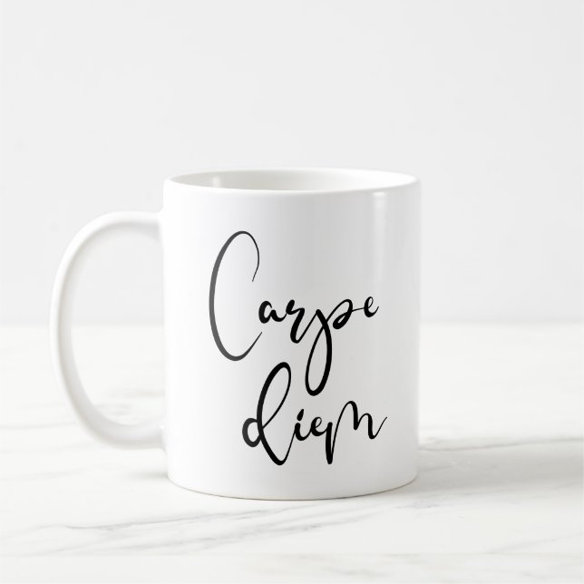 Caneca De Café Carpe Diem (Esquerda)