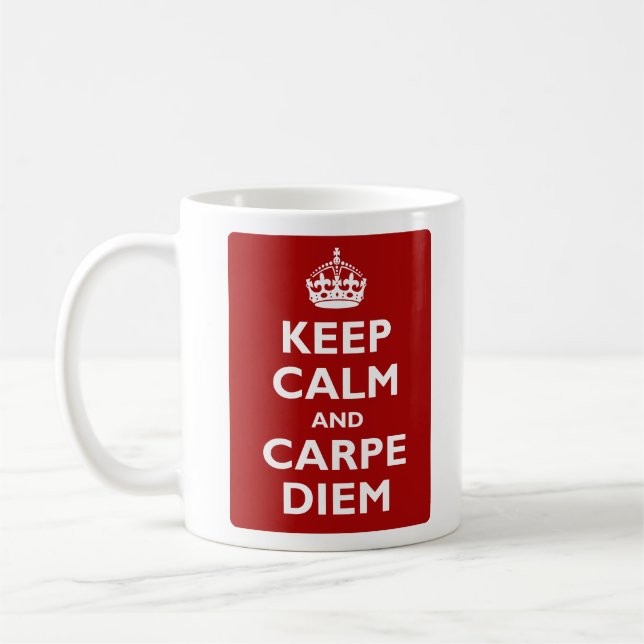 Caneca De Café Carpe Diem! (Esquerda)