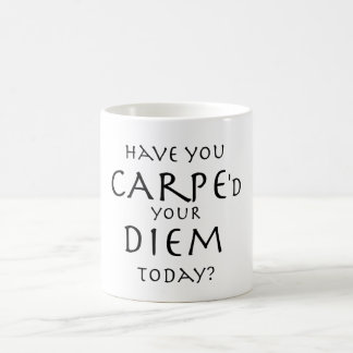 Caneca De Café Carpe Diem
