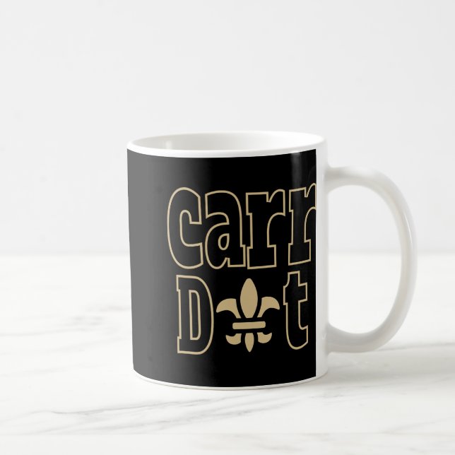 Caneca De Café Carr Dat New Orleans Louisiana Everyone Loves New  (Direita)