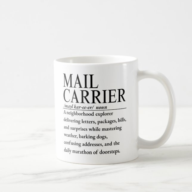 Caneca De Café Carregador de Correspondência (Direita)