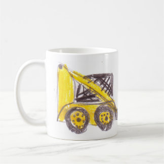 Caneca De Café Carregador de Steer de Skid Cat
