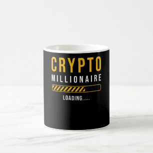 Caneca De Café Carregamento do Crypto Millionaire