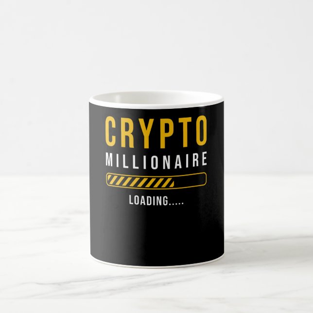 Caneca De Café Carregamento do Crypto Millionaire (Centro)