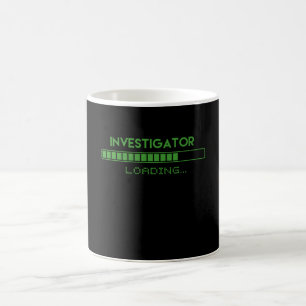 Caneca De Café Carregamento do Investigador