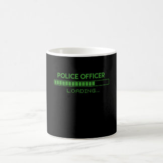 Caneca De Café Carregamento do Oficial de Polícia