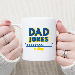 Caneca De Café Carregamento do Pai Piadas