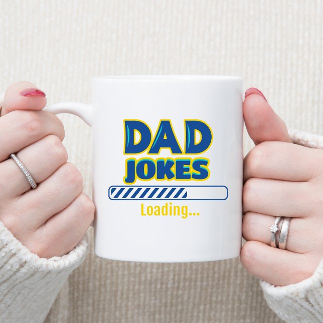 Caneca De Café Carregamento do Pai Piadas (Criador carregado)