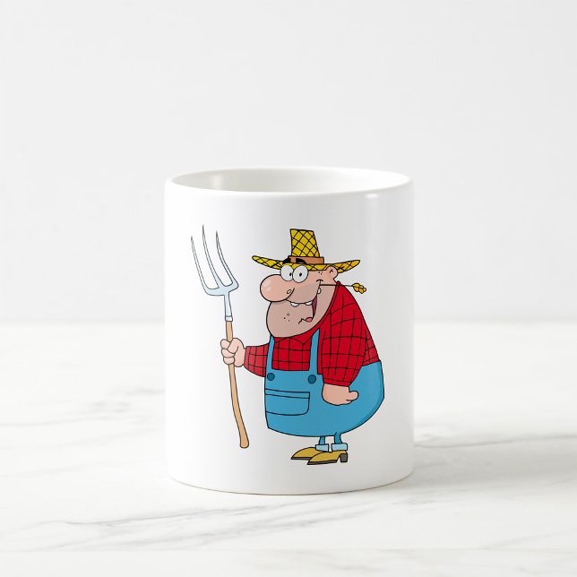 Caneca De Café Carregando De Agricultor (Criador carregado)