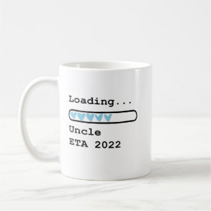 Caneca De Café Carregando Tio ETA 2022 Anúncio do Bebê Café Mu