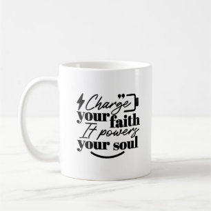 Caneca De Café Carregue Sua Fé – Citação Cristã Inspiradora