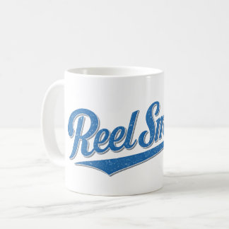 Caneca De Café Carrete Lisa Peixe do Pescador Náutico de Pesca