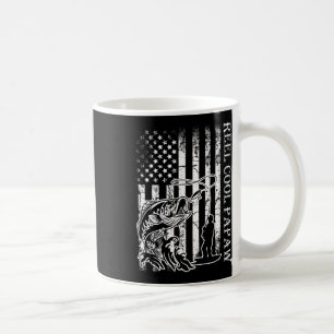 Caneca De Café Carretel de pesca masculino Papaw legal bandeira a