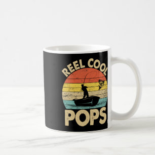 Caneca De Café Carretel Vintage Resfriado Pops de Pesca Dia dos P