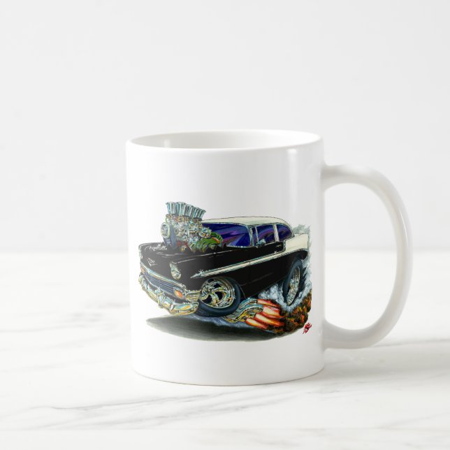 Caneca De Café Carro 1956 preto de Chevy Belair (Direita)
