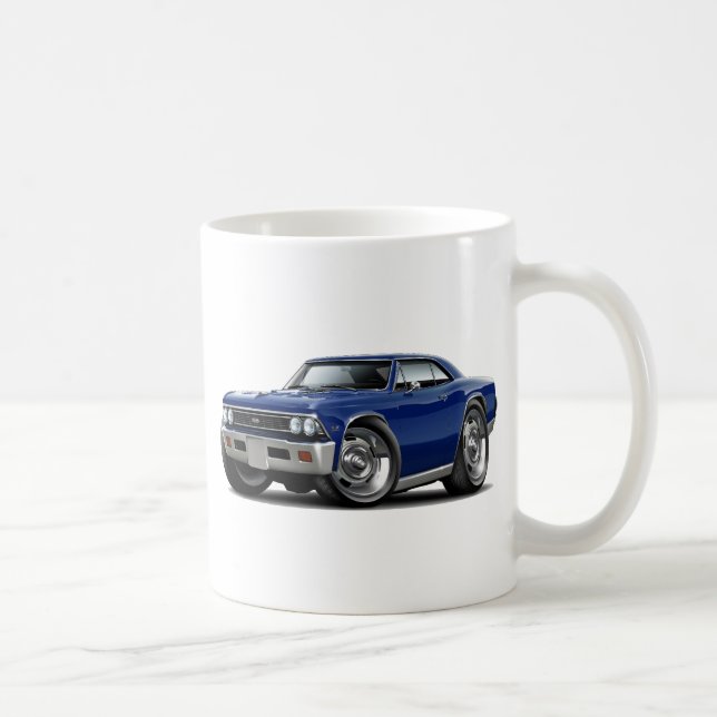 Caneca De Café Carro 1966 azul escuro de Chevelle (Direita)