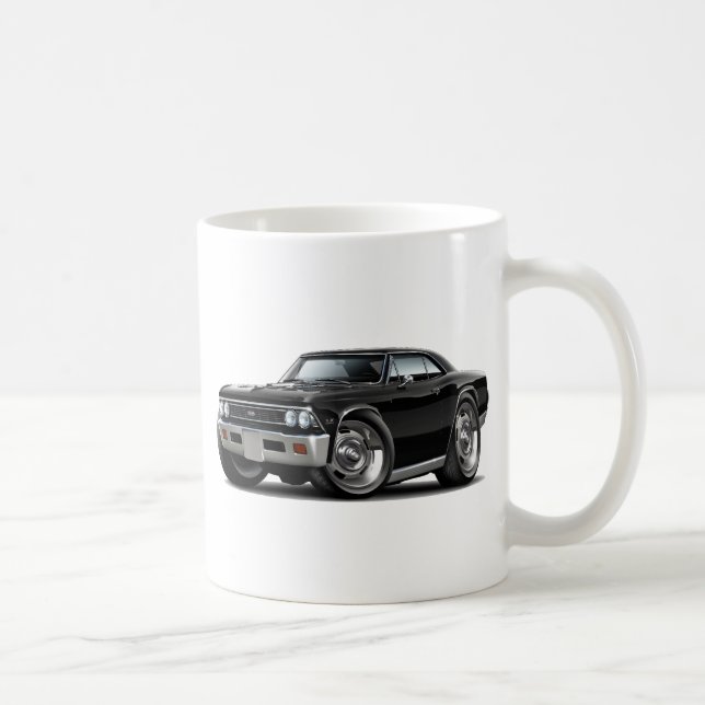 Caneca De Café Carro 1966 preto de Chevelle (Direita)