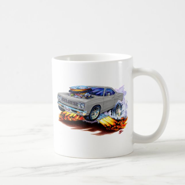 Caneca De Café Carro 1968-69 do cinza do Roadrunner (Direita)
