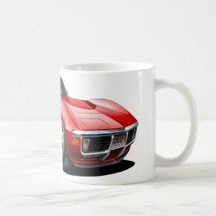Caneca De Café Carro 1968-72 do vermelho de Corveta
