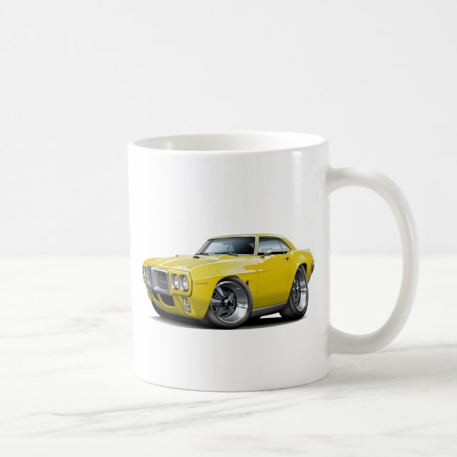 Caneca De Café Carro 1969 amarelo de Firebird (Direita)