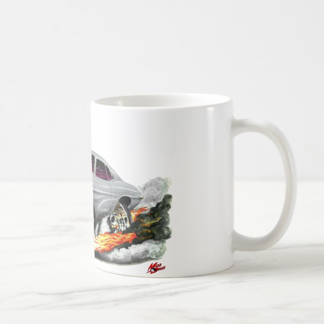Caneca De Café Carro 1969 Cinzento-Preto de Camaro SS (Direita)