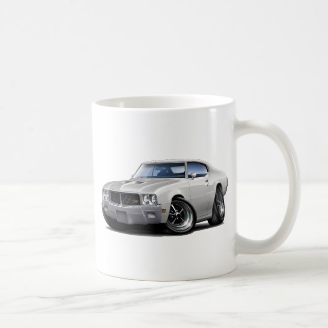 Caneca De Café Carro 1970-72 do branco de Buick GS (Direita)