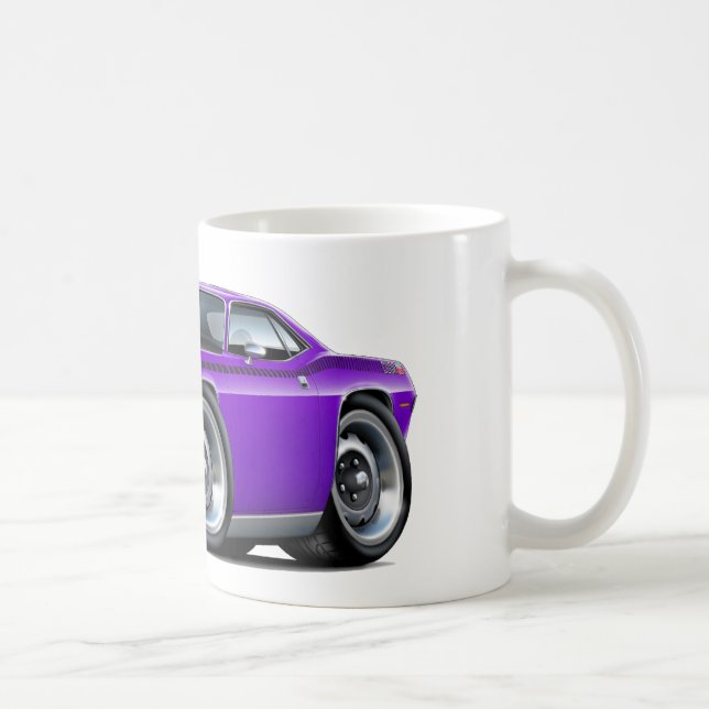 Caneca De Café Carro 1970 do roxo de Cuda AAR (Direita)