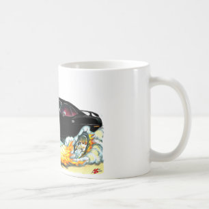 Caneca De Café Carro 1970 preto de Plymouth Cuda